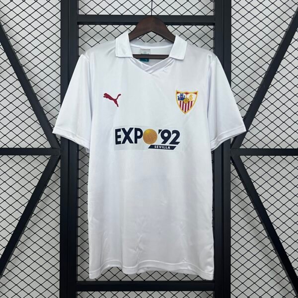 Sevilla 87/90 Home soccer jerseys