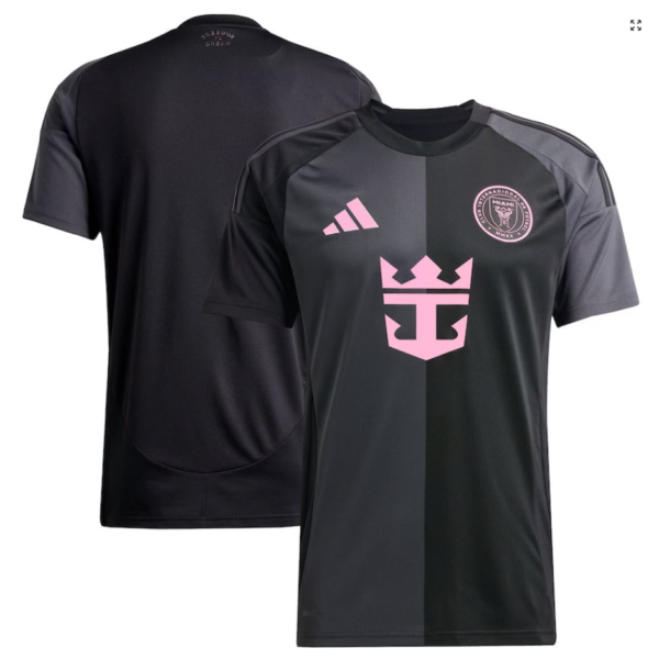 Men's Inter Miami Black 2025 Away Soccer Jerseys