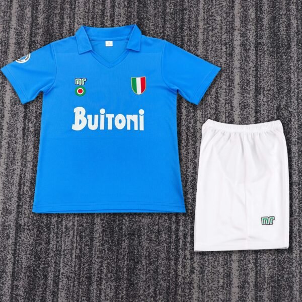 Retro 87-88 Napoli Home Soccer Jerseys Kids