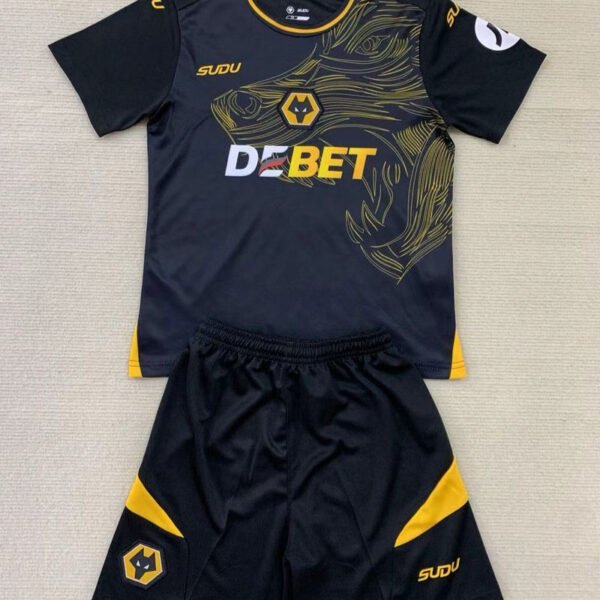 Kid Size Wolverhampton Wanderers 2024-2025 away game