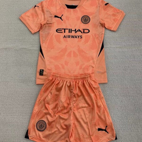Kid Size Manchester City orange Goalkeeper