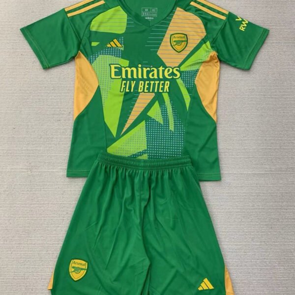 Kid Size Arsenal FC 2024-2025 green Goalkeeper