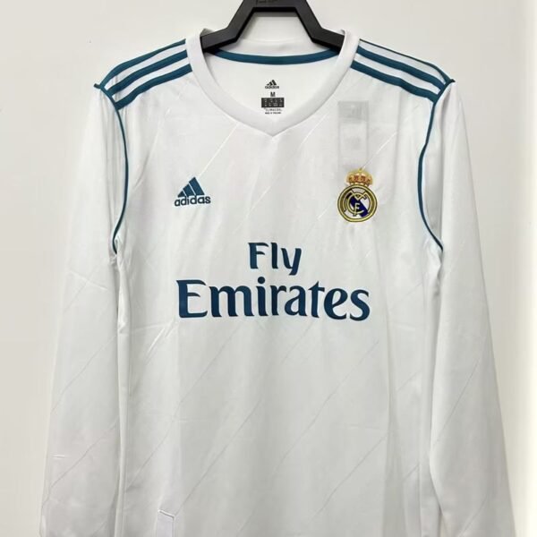 Retro Real Madrid 2017-2018 home Long Sleeve