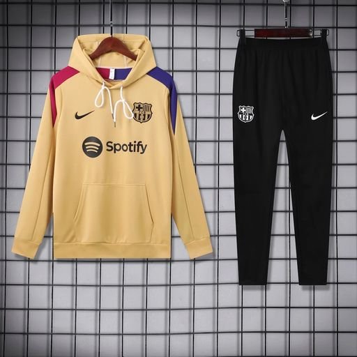 Barcelona 2024-2025 Hooded Long-Sleeved Training Suit