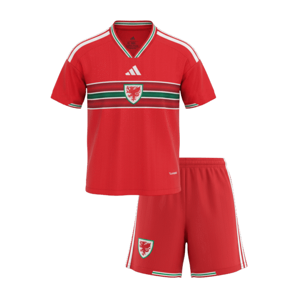 Wales Home World Cup Kids Soccer Jerseys Kit 2026